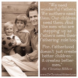 In Praise of Fathers: 10 Research-Based Ways Dads Impact Kids for the Better; www.DrChristinaHibbert.com
