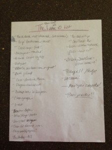 "This is My Lame-O List!" from How to Embrace Strengths & Weaknesses; www.DrChristinaHibbert.com