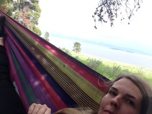 Our Yellowstone campsite was amazing. Overlooking a grassy field that led to Lake Yellowstone, we hung a hammock off in the trees. I spent as much time here as I could. Ahh...peace.
