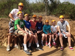 With the fam, zip lining in Mexico, last spring break. Just being a parent can push us into busyness addiction if we're not careful! (This is "good" busy, though--making memories!)