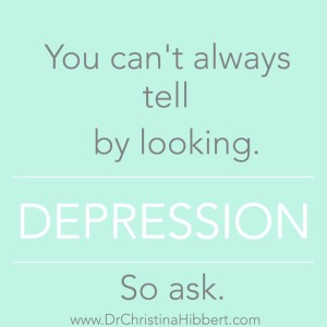 "I am the FACE of DEPRESSION": Overcoming the Stigma of #Depression & #Anxiety; www.DrChristinaHibbert.com