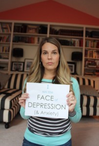 I started the "I am the FACE of Depression" campaign to get people talking. It's okay to admit you struggle with depression. It doesn't define you. 