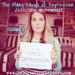 The Many Faces of #Depression: Join the Movement & Stop the #Stigma @ www.DrChristinaHibbert.com