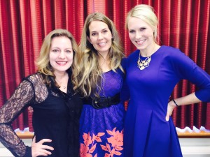 My friends, Elisa & Cheryl from 30SecondMom, at my launch party in Chicago!