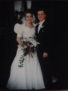 Another pic of our wedding day. We were so young! 