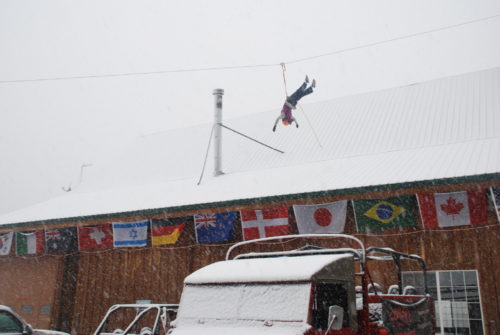 Yep, that's me! I didn't plan to be upside down; I just sort of went for it! Oh, what a crazy, fun day.