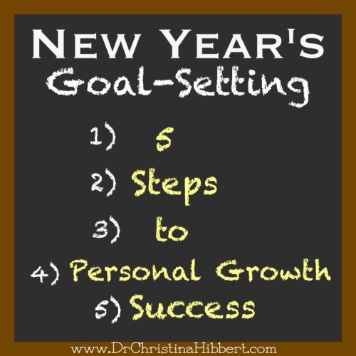 New Year's Goal-Setting: 5 Steps to Personal Growth Success  Dr. Christina Hibbert