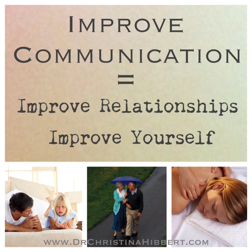 Improve Communication=Improve Relationships. Improve Yourself.