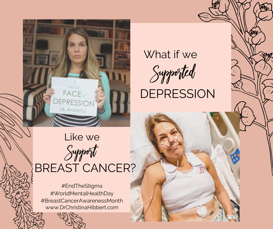 What if We Supported Depression Like we Support Breast Cancer? End the Stigma, World Mental Health Day